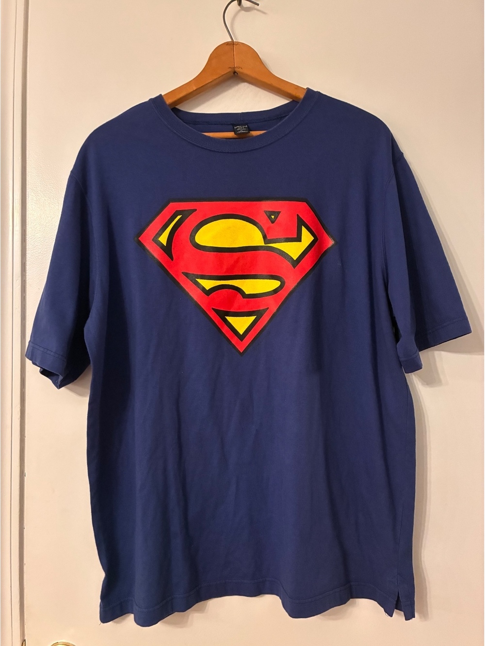 Vintage Lands’ End Superman Logo T-Shirt Men’s XL Made in USA